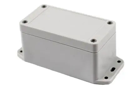 Produktfoto 1 von Hammond RP; Universalgehäuse; Polycarbonat; Hellgrau Geflanscht IP65 Breite 50 mm Höhe 50 mm Länge 95 mm