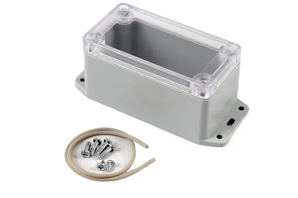 Produktfoto 1 von Hammond RP; Universalgehäuse; Polycarbonat; Hellgrau Geflanscht IP65 Breite 50 mm Höhe 50 mm Länge 95 mm