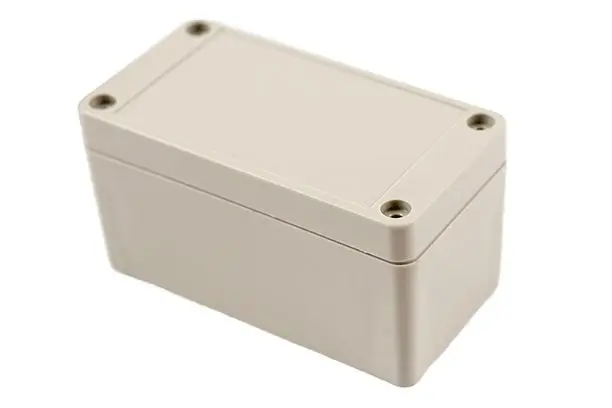 Produktfoto 1 von Hammond RP; Universalgehäuse; ABS; Hellgrau IP65 Breite 50 mm Höhe 50 mm Länge 95 mm
