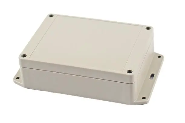 Produktfoto 1 von Hammond RP; Universalgehäuse; ABS; Hellgrau Geflanscht IP65 Breite 105 mm Höhe 40 mm Länge 145 mm
