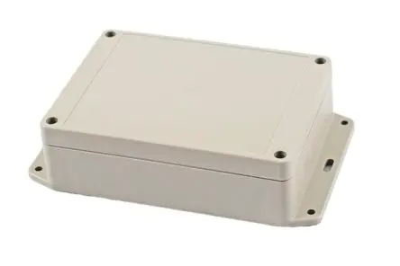 Produktfoto 1 von Hammond RP; Universalgehäuse; ABS; Hellgrau Geflanscht IP65 Breite 105 mm Höhe 40 mm Länge 145 mm