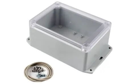 Produktfoto 1 von Hammond RP; Universalgehäuse; Polycarbonat; Hellgrau Geflanscht IP65 Breite 105 mm Höhe 60 mm Länge 145 mm