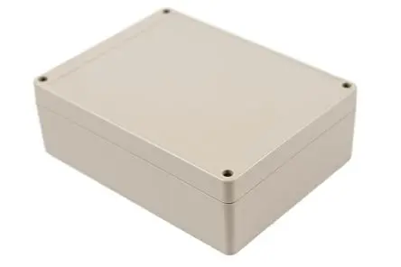 Produktfoto 1 von Hammond RP; Universalgehäuse; ABS; Hellgrau IP65 Breite 125 mm Höhe 55 mm Länge 165 mm