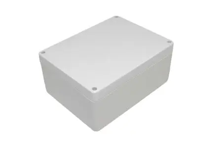 Produktfoto 1 von Hammond RP; Universalgehäuse; Polycarbonat; Hellgrau IP65 Breite 125 mm Höhe 75 mm Länge 165 mm