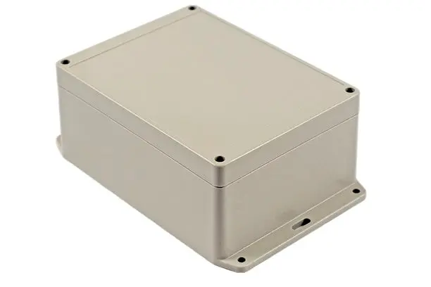 Produktfoto 1 von Hammond RP; Universalgehäuse; ABS; Hellgrau Geflanscht IP65 Breite 125 mm Höhe 75 mm Länge 165 mm
