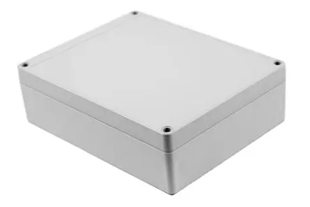 Produktfoto 1 von Hammond RP; Universalgehäuse; Polycarbonat; Hellgrau IP65 Breite 146 mm Höhe 55 mm Länge 186 mm