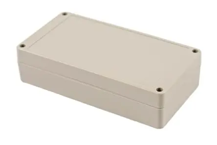 Produktfoto 1 von Hammond RP; Universalgehäuse; ABS; Hellgrau IP65 Breite 85 mm Höhe 40 mm Länge 165 mm