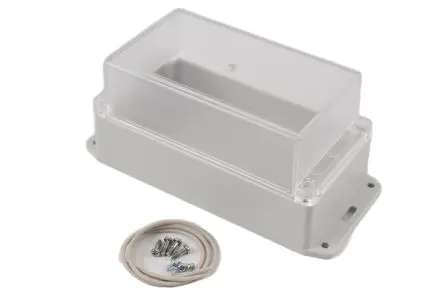 Produktfoto 1 von Hammond RP; Universalgehäuse; Polycarbonat; Hellgrau Geflanscht IP65 Breite 85 mm Höhe 85 mm Länge 165 mm