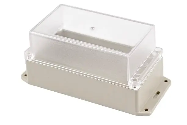 Produktfoto 1 von Hammond RP; Universalgehäuse; ABS; Hellgrau Geflanscht IP65 Breite 85 mm Höhe 85 mm Länge 165 mm
