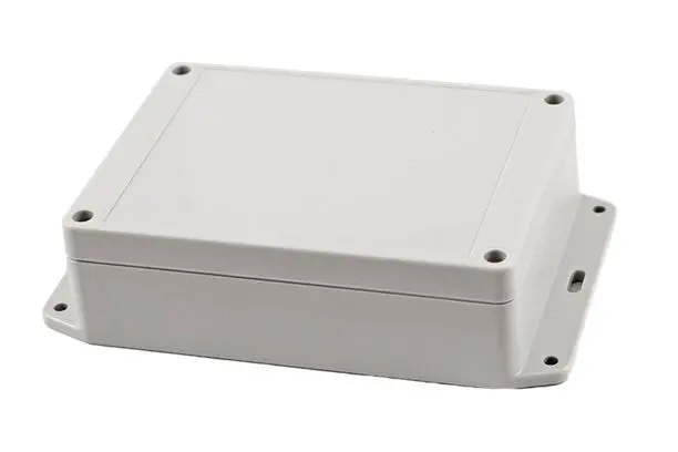 Produktfoto 1 von Hammond RP; Universalgehäuse; Polycarbonat; Hellgrau Geflanscht IP65 Breite 105 mm Höhe 40 mm Länge 145 mm
