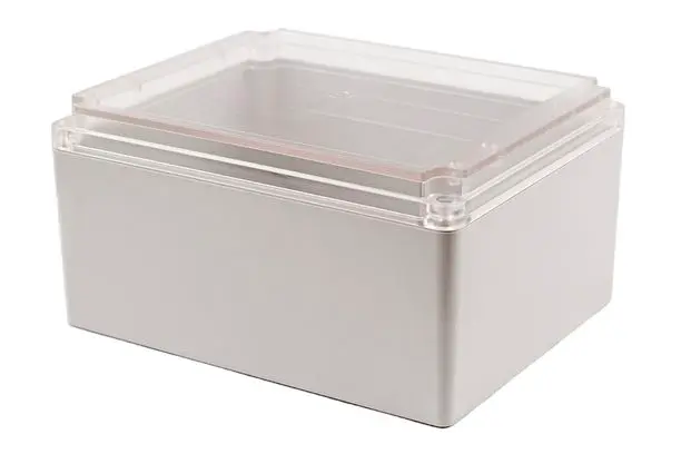 Produktfoto 1 von Hammond RP; Universalgehäuse; Polycarbonat; Hellgrau IP65 Breite 200 mm Höhe 130 mm Länge 250 mm