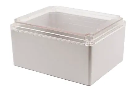 Produktfoto 1 von Hammond RP; Universalgehäuse; Polycarbonat; Hellgrau IP65 Breite 200 mm Höhe 130 mm Länge 250 mm