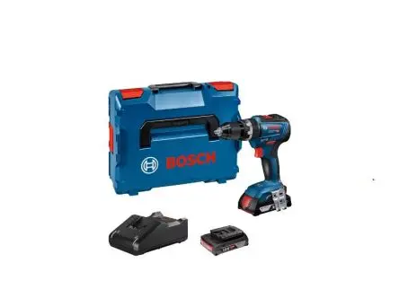 Produktfoto 1 von Bosch 10 mm Schnurlos Kombibohrer 18V 2 Ah Bürstenloser Gleichstrommotor, 1800U/min