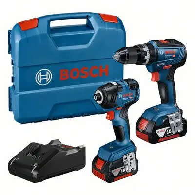 Produktfoto 1 von Bosch Schnurlos 18V Elektrowerkzeugsatz Bürstenlos 4 Ah