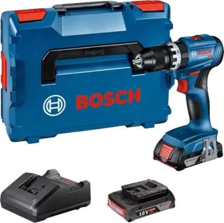 Bosch 8 mm Schnurlos Kombibohrer 18V 2 Ah 27000bpm Bürstenlos, 500U/min