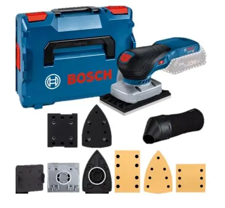 Produktfoto 1 von Bosch GSS 18V-13 GSS 18V-13 Schnurlos-, 150 x 100 Schleifplatte Bürstenlos, 1.6 mm Schwingkreis-Ø
