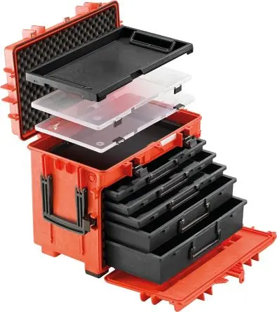 Produktfoto 1 von STAHLWILLE 5 Gestellwagen, Polypropylen Rahmen, max. 60 kg, 455 mm