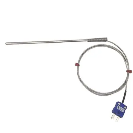 Produktfoto 1 von RS PRO Probe Thermocouple Edelstahl Hochleistungsthermoelement Typ K, Ø 4.5 mm x 150 mm 60 °C → 350 °C