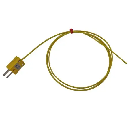 Produktfoto 1 von RS PRO Hermetically Sealed Thermocouple Perfluoralkoxyalkan Hermetisch dichtes Thermoelement Typ K x 2 m -75 °C → 260 °C