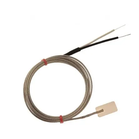 Produktfoto 1 von RS PRO Leaf Thermocouple Edelstahl Blatt-Thermoelement Typ Typ J, Ø 13 mm x 1 m 60 °C → 350 °C