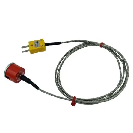 Produktfoto 1 von RS PRO Magnet Thermocouple Edelstahl Knopfmagnet-Thermoelement Typ K, Ø 19.1 mm x 1 m -50 °C → 250 °C