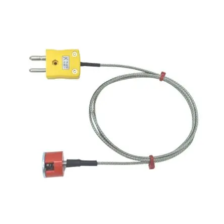 Produktfoto 1 von RS PRO Button Magnet Thermocouple Edelstahl Knopfmagnet-Thermoelement Typ K, Ø 19.1 mm x 1 m -50 °C → 250 °C
