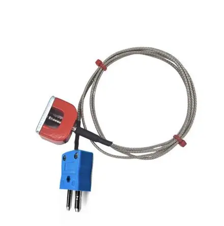 Produktfoto 1 von RS PRO Magnet Thermocouple Edelstahl Hufeisen-Magnet-Thermoelement Typ K, Ø 20 mm x 2 m -50 °C → 250 °C