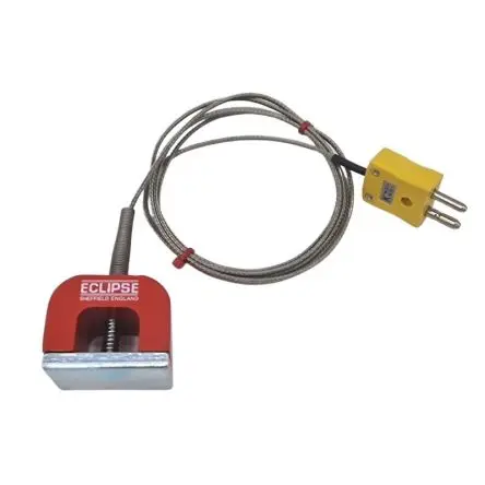 Produktfoto 1 von RS PRO Magnet Thermocouple Hufeisen-Magnet-Thermoelement Typ K, Ø 30 mm x 1.5 m -50 °C → 250 °C