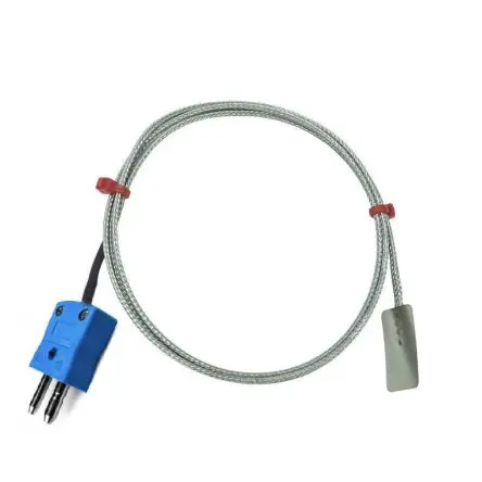 Produktfoto 1 von RS PRO Flat Thermocouple Edelstahl Blatt-Thermoelement Typ K, Ø 13 mm x 5 m -50 °C → 350 °C