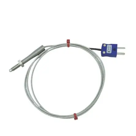 Produktfoto 1 von RS PRO Nozzle Thermocouple Edelstahl Düsen-Thermoelement Typ K, Ø 6 mm x 1 m 60 °C → 350 °C