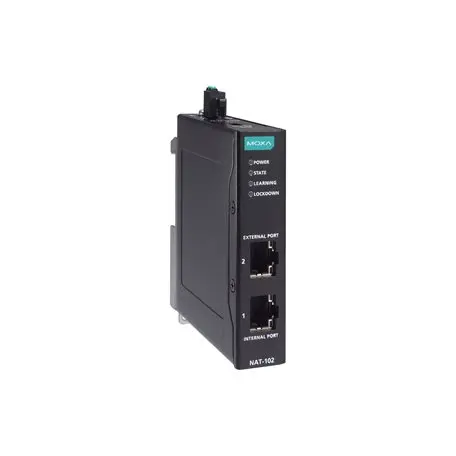 Produktfoto 1 von MOXA NAT-102 NAT-102 Abnehmbarer Anschlussblock Router