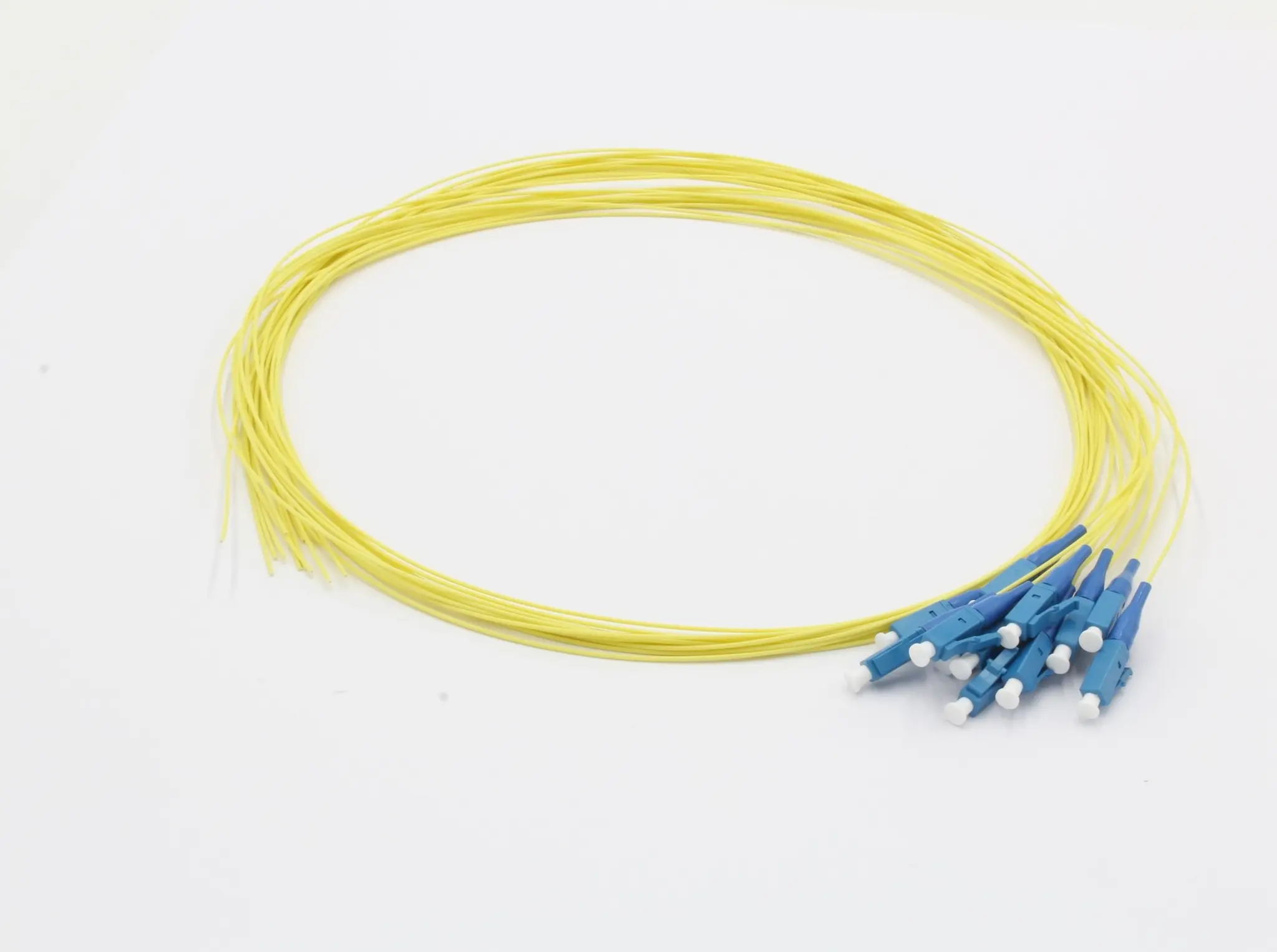 Produktfoto 1 von Molex Premise Networks LWL-Kabel 1 m 1-Fasern, Plenum, Polyvinylchlorid, Raucharm halogenfrei Gelb 125 μm
