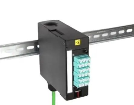 Produktfoto 1 von Molex CES DIN-Schienengehäuse, Geh.Mat. Stahlplatte Kaltgewalzter Stahl 51 mm, Gehäuse 125 mm, Schwarz, DIN-Hutschiene