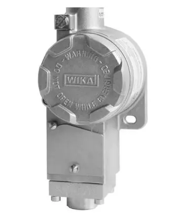Produktfoto 1 von WIKA DSS1 Manometer 0.8 bar → 6 bar Edelstahl Gehäuse DN 50.8