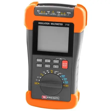 Produktfoto 1 von Facom 715PB Tragbares Gerät, Spannung, Strom Ohmmeter 4000 mΩ