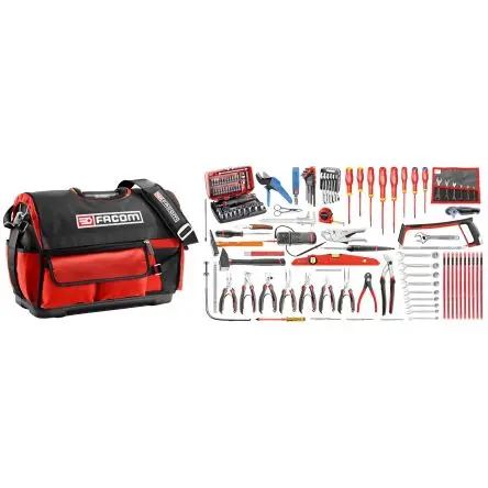 Produktfoto 1 von Facom Elektronische Werkzeugtasche Werkzeugkoffer, Beutel 120-teilig