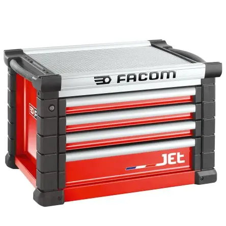 Produktfoto 1 von Facom Aluminium Werkzeugschrank 4 Schubladen, 500 mm x 57.5cm x 814 mm