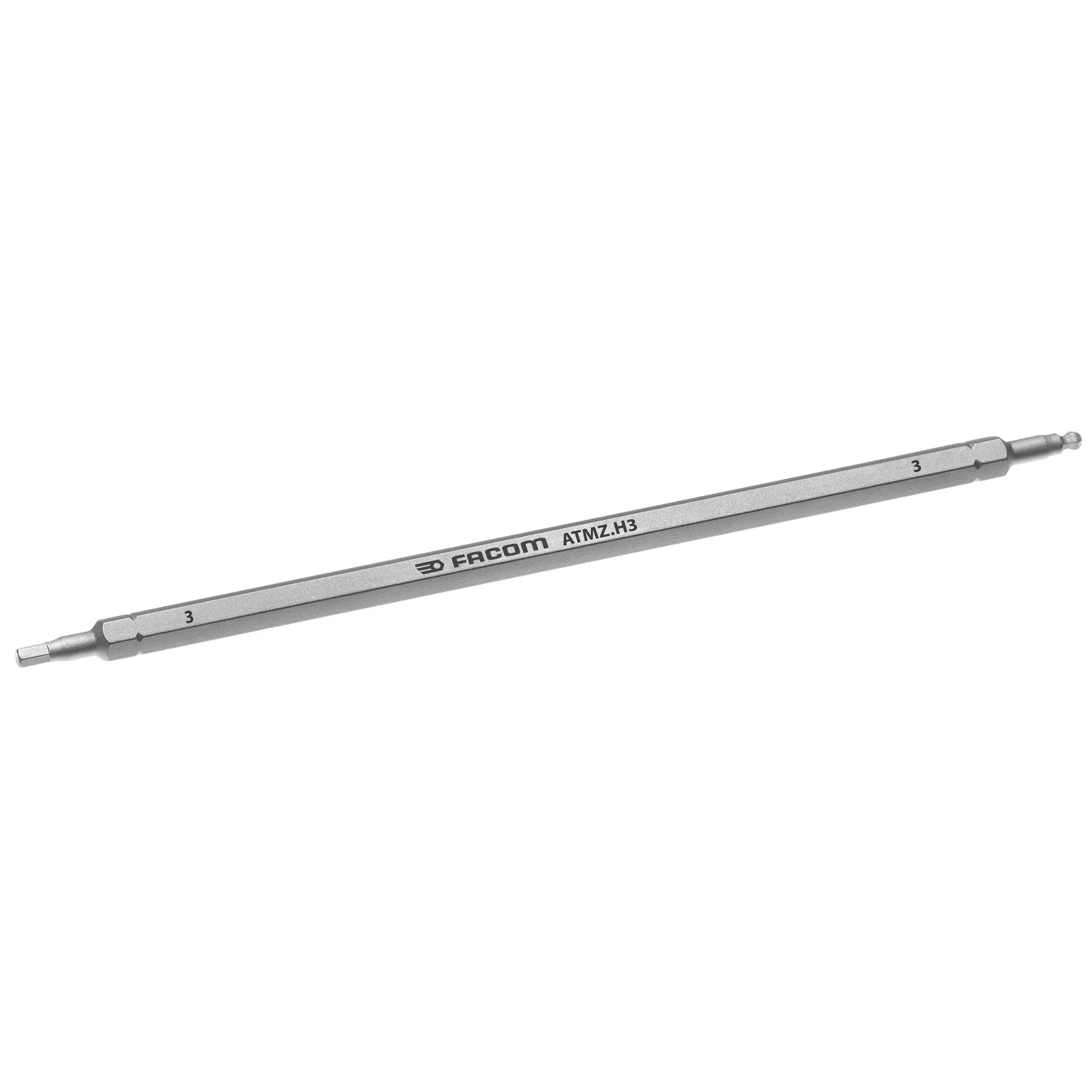 Produktfoto 1 von Facom 3 mm Umschaltbar, Chrom / Klinge 125 mm