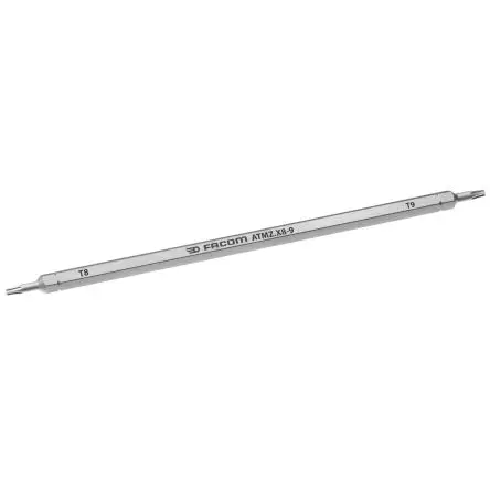 Produktfoto 1 von Facom T8, T9 Umschaltbar, Chrom Stahl, 175mm / Klinge 125 mm
