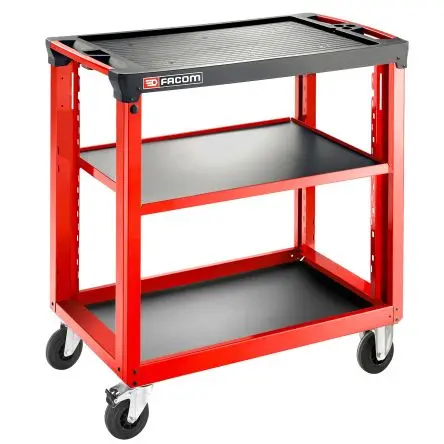 Produktfoto 1 von Facom Polypropylen, Kunstfaser Werkzeugwagen 2 Schubladen mit Rädern, 972 mm x 515mm x 969 mm
