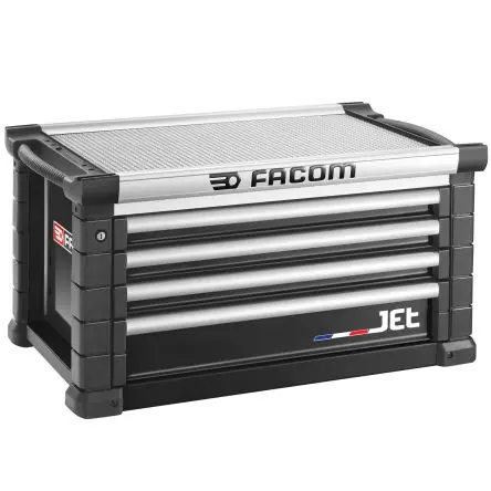 Produktfoto 1 von Facom Aluminium Werkzeugschrank 4 Schubladen, 500 mm x 57.5cm x 814 mm
