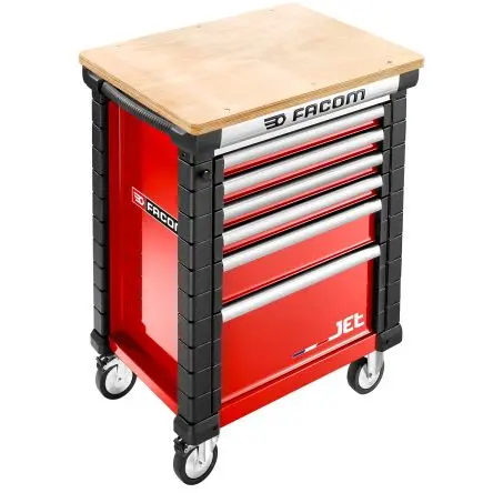 Facom Holz Mehrschichtige Buchenholz-Arbeitsplatte, 77.5 cm Arbeitsplatte x 55 cm x 2.8 cm