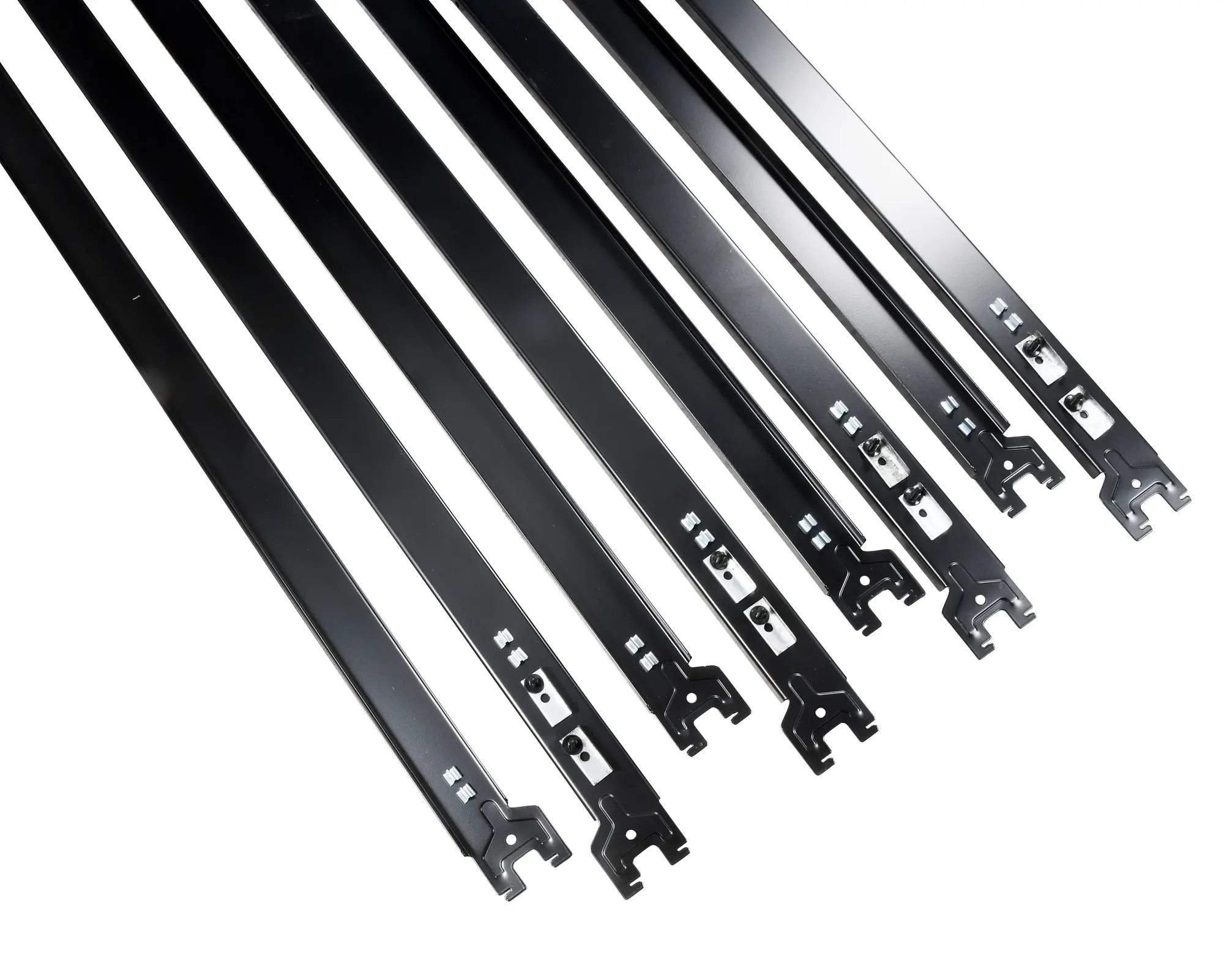 Produktfoto 1 von Toprax Regalsystem, 4 Regale, Stahl, Schwarz, 2000 mm x 1740 mm, 400 mm