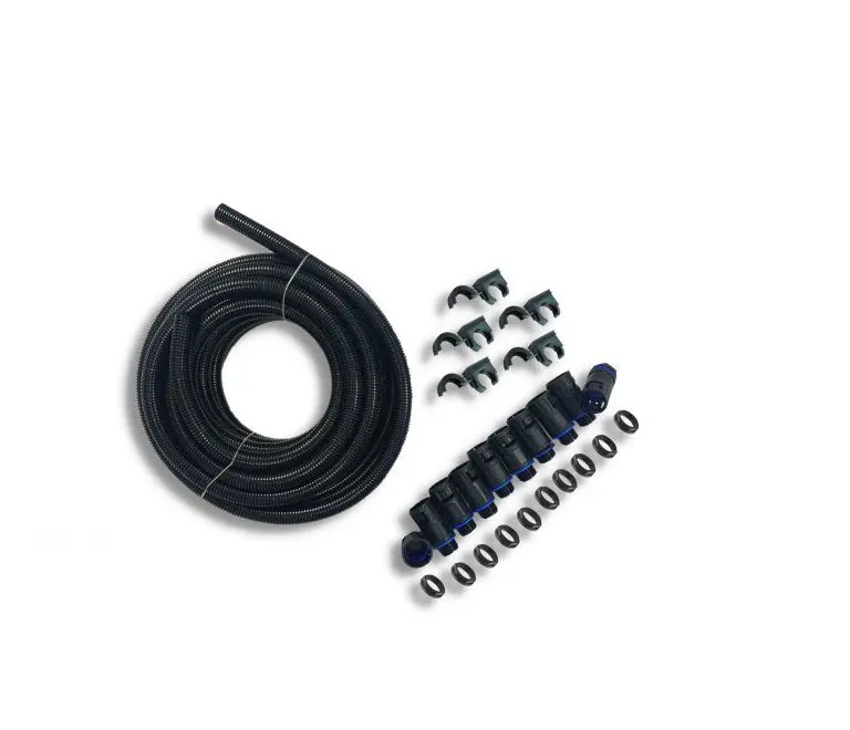 Produktfoto 1 von Flexicon FPEN Nylon Kabelrohr Befestigung Gerader Steckverbinder M20 21 mm Schwarz Schwarz-Finish IP66, IP68, IP40