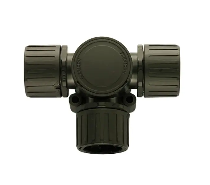 Produktfoto 1 von Flexicon FPA Nylon Kabelrohr Befestigung 17 mm 21 mm Schwarz Schwarz-Finish IP66