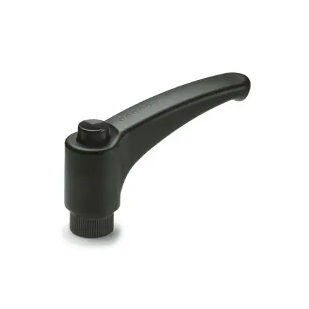 Produktfoto 1 von Elesa Matt Schwarz Messing Griff, L 52 mm H 32.5 mm B 16mm