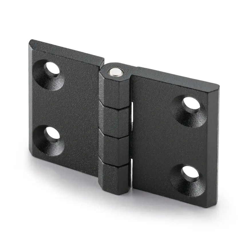 Produktfoto 1 von Elesa Zinklegierung Scharnier Scharnier Festwert Schraubbefestigung Freischwingend, 11.5 mm x 76 mm x 5 mm