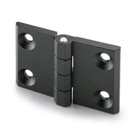 Produktfoto 1 von Elesa Zinklegierung Scharnier Scharnier Festwert Schraubbefestigung Freischwingend, 11.5 mm x 76mm x 5 mm