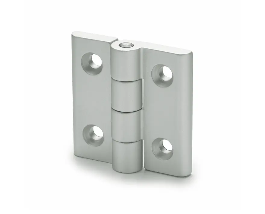 Produktfoto 1 von Elesa Zinklegierung Scharnier Scharnier Festwert Schraubbefestigung Freischwingend, 16.5 mm x 60 mm x 60 mm