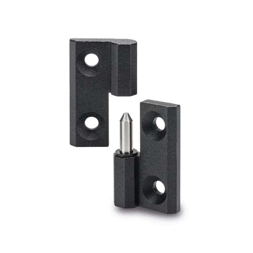 Produktfoto 1 von Elesa Zinklegierung Flaggen-Scharnier Fahnenschuh Abhebbar Angeschraubt Freischwingend, 15 mm x 60 mm x 60 mm